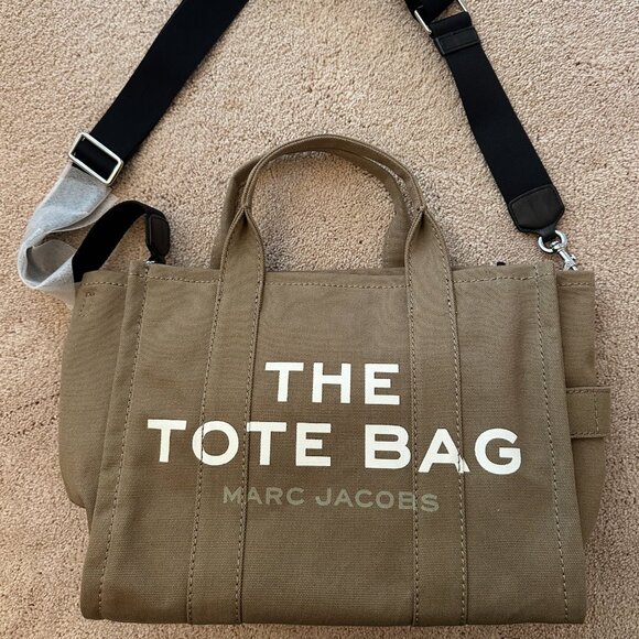 The Canvas Medium Tote Bag- SLATE GREEN - Picture 8 of 10